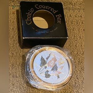 NWT~Vtg The Art of Chokin Fine China 24 KT Gold Trim Trinket Box-Made in Japan